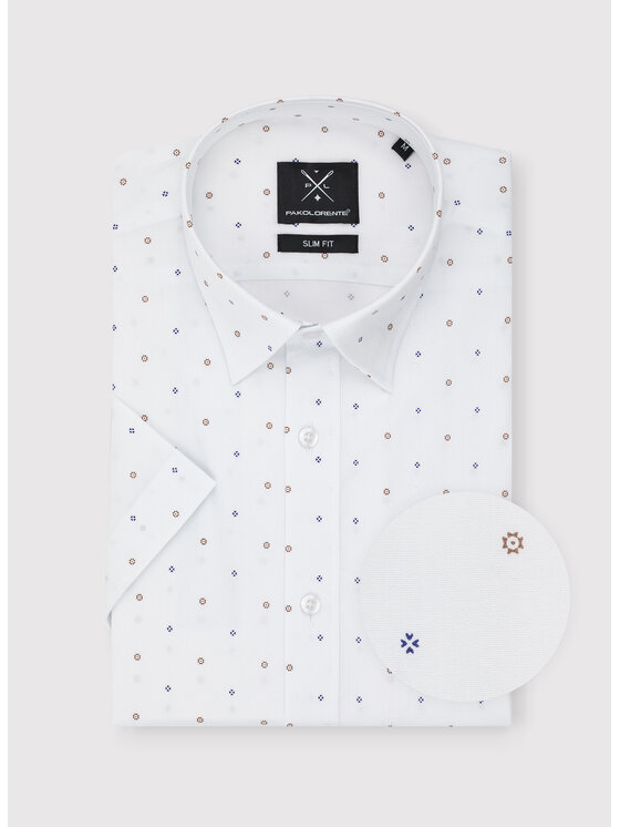 Pako Lorente Pako Lorente Koszula P25SF-1K-014 Biały Slim Fit