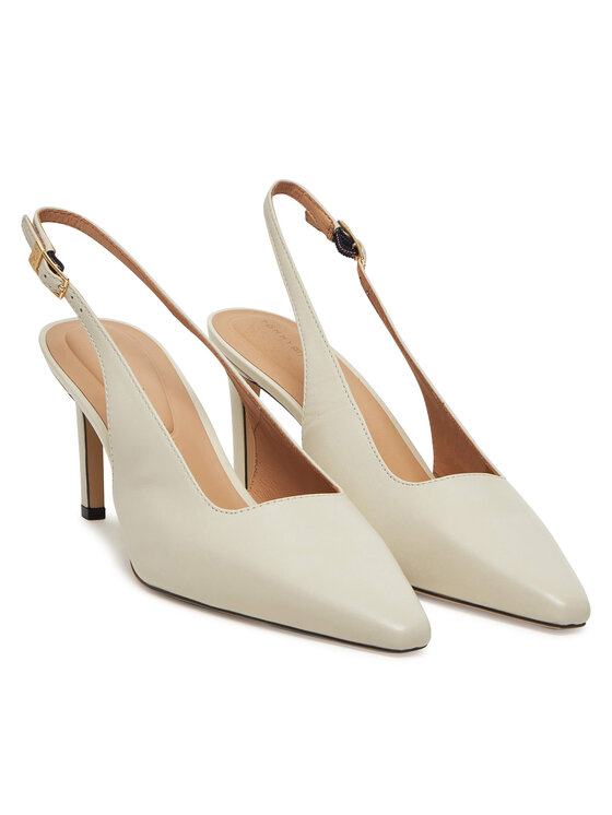 Tommy Hilfiger Tommy Hilfiger Sandały Squared Toe FW0FW08636 Beżowy