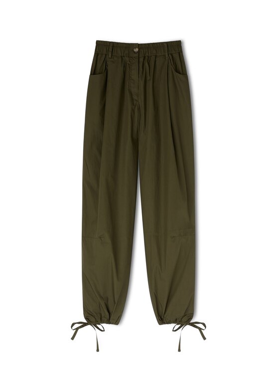 Motivi Motivi Spodnie materiałowe P025W100881N035 Zielony Baggy Fit
