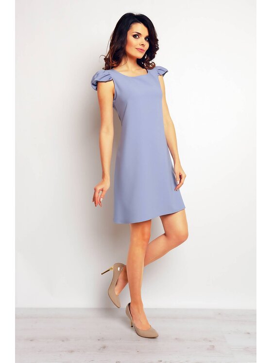 Infinite You Infinite You Sukienka letnia M093 Niebieski Basic Fit