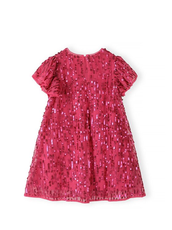 minoti minoti Sukienka elegancka 32DRESS154 Różowy Regular Fit