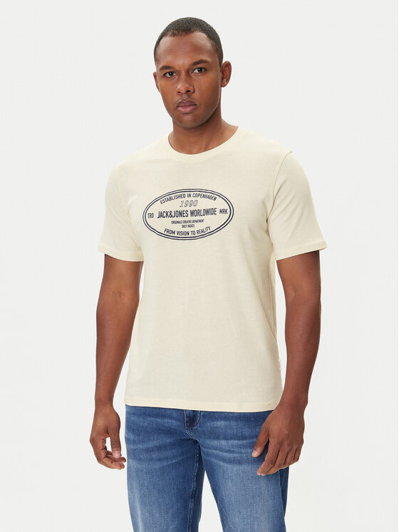 Jack&Jones Jack&Jones T-särk York 12283800 Ekrüüvärv Relaxed Fit