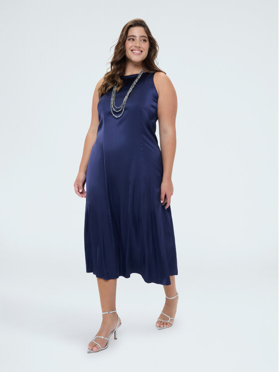 Fiorella Rubino Fiorella Rubino Abito da sera 7078L001259N034 Blu A-Line Fit