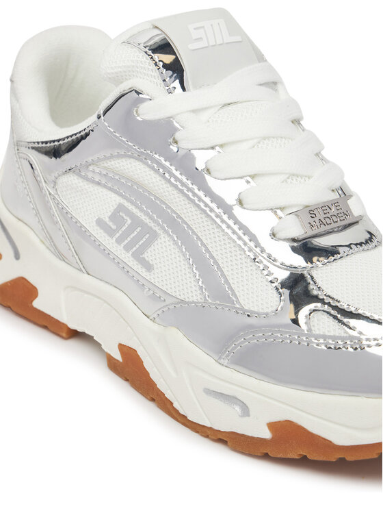 Steve Madden Steve Madden Superge Sneak Peak-E SM19000129 Srebrna