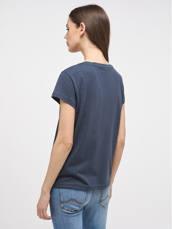 Mustang Mustang T-shirt Alina 1013220 Blu Regular Fit
