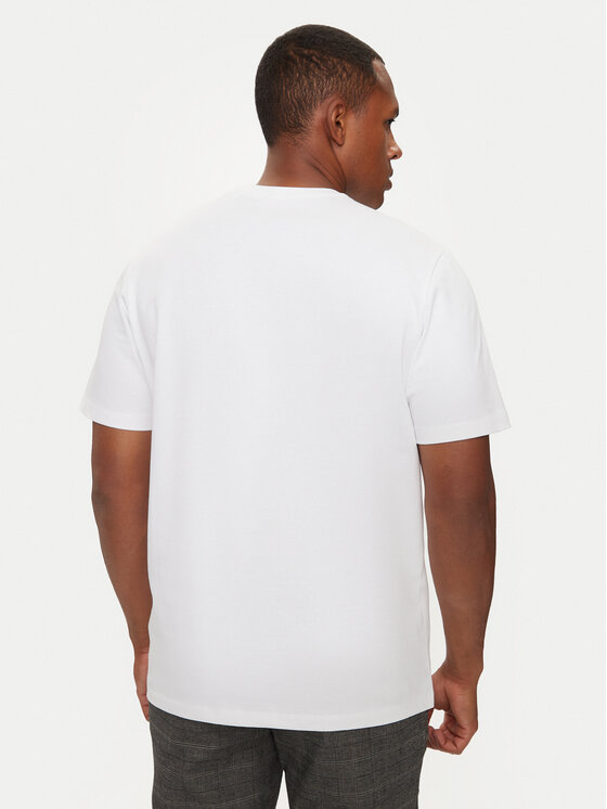 Guess Guess Tricou M4YI0A KCCM1 Alb Regular Fit