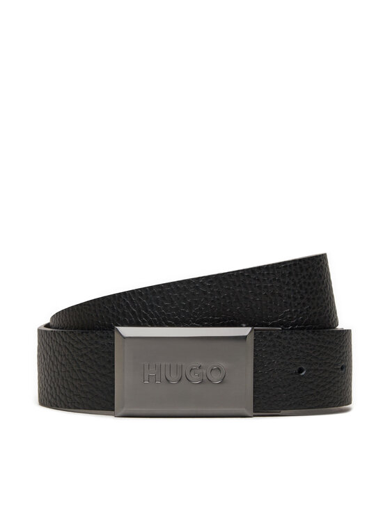HUGO Hugo Pánský pásek Garlond 50522605 Černá