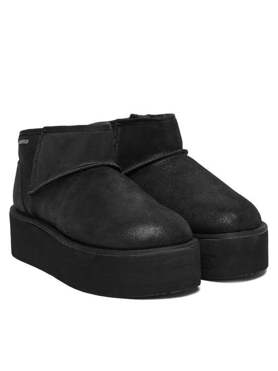 KARL LAGERFELD KARL LAGERFELD Sniego batai Thermo KL48523 Juoda
