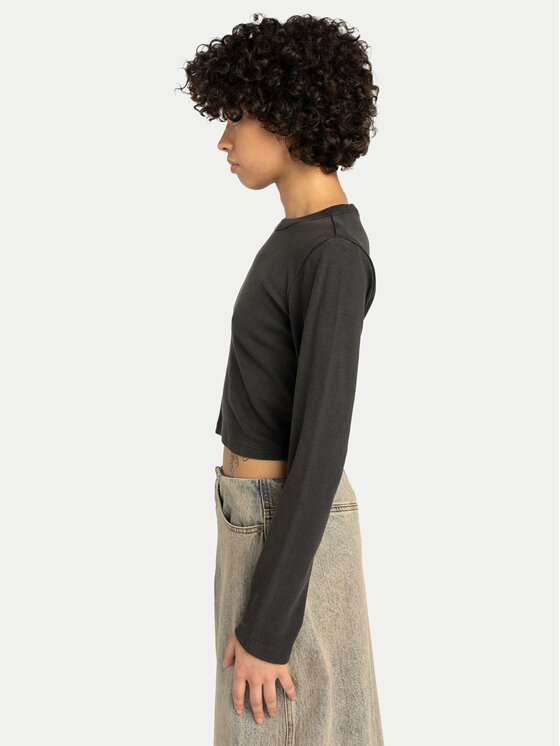 Element Element Bluza Icon Crop W ELJKT00122 Črna Cropp Fit