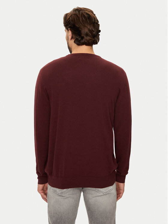 Wrangler Wrangler Pulover 112357203 Rjava Regular Fit