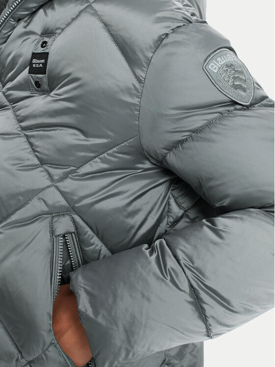 Blauer Blauer Зимно яке 24WBLDC02273 Сив Regular Fit