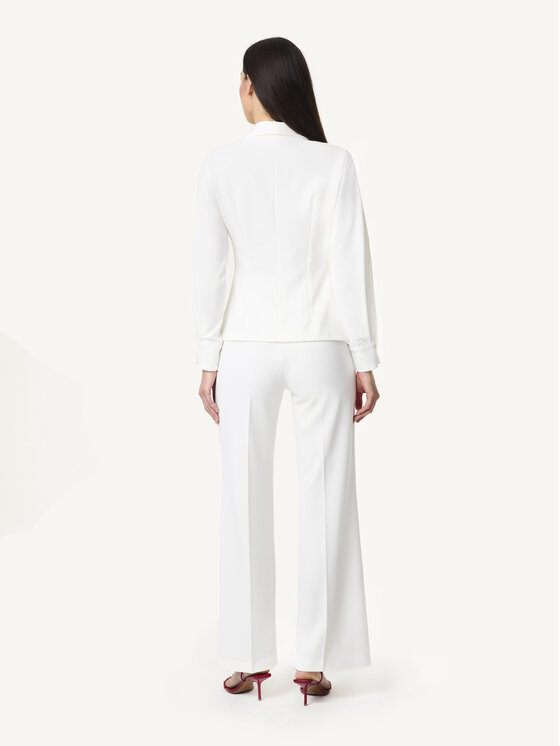 KMX KMX Marynarka 107770009 Écru Fitted Fit