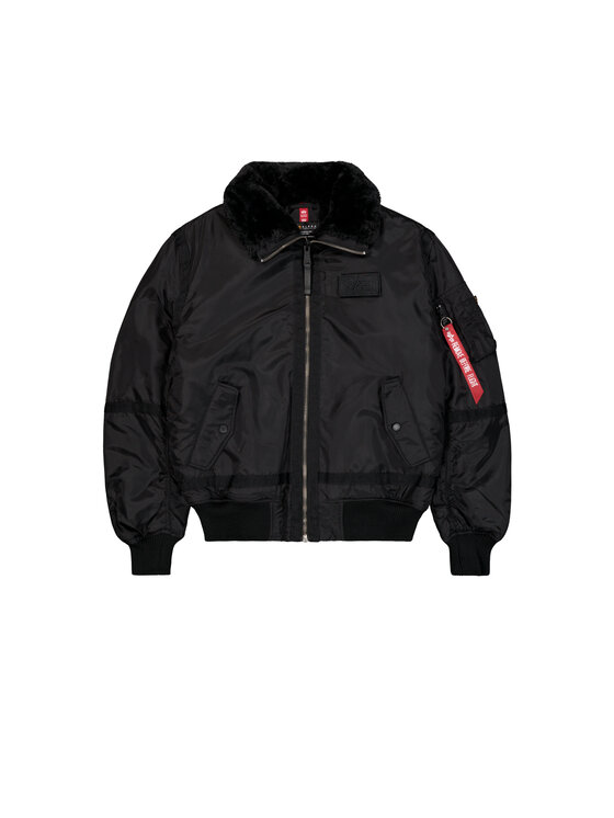 Alpha Industries Alpha Industries Kurtka bomber B-15 III TT Two Tone Bomber Jacket Czarny Regular Fit