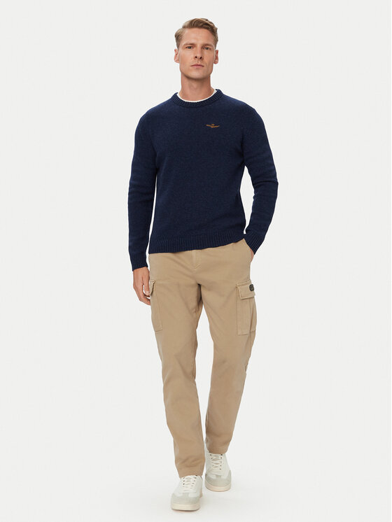 Aeronautica Militare Aeronautica Militare Kargo hlače 262PA1740UCT04381 Bež Regular Fit