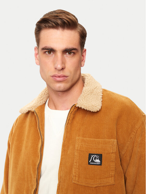 Quiksilver Quiksilver Μπουφάν μεταβατικό DNA Sherpa Harrington EQYJK04064 Μπεζ Regular Fit