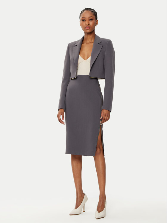Rinascimento Rinascimento Gonna a matita CFC0121919003 Grigio Regular Fit