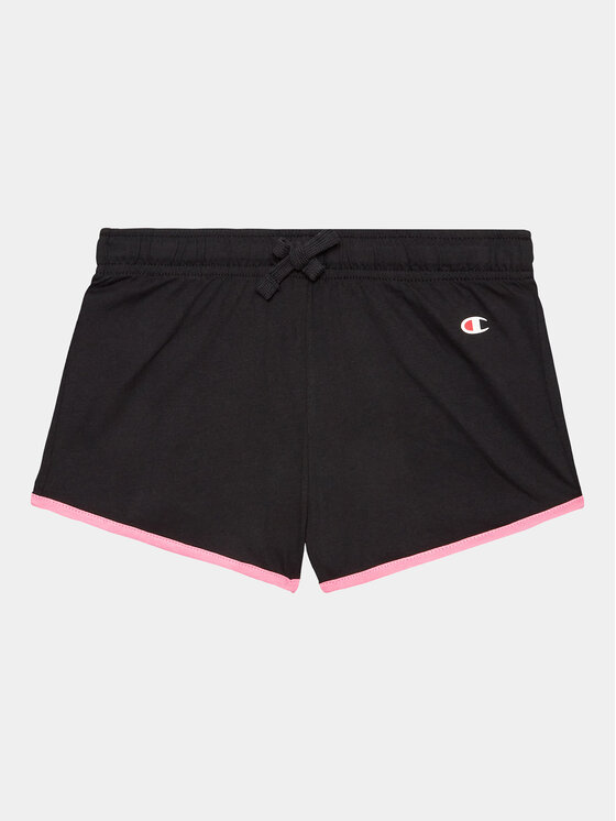 Champion Champion Komplekti kuuluvad t-särk ja šortsid 404624 Must Regular Fit