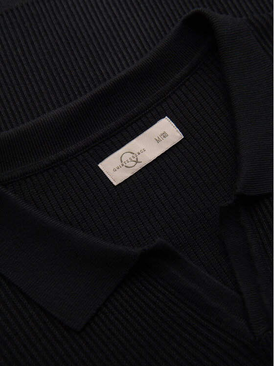 Ombre Ombre Polokošile OM-POSS-0182 Černá Slim Fit