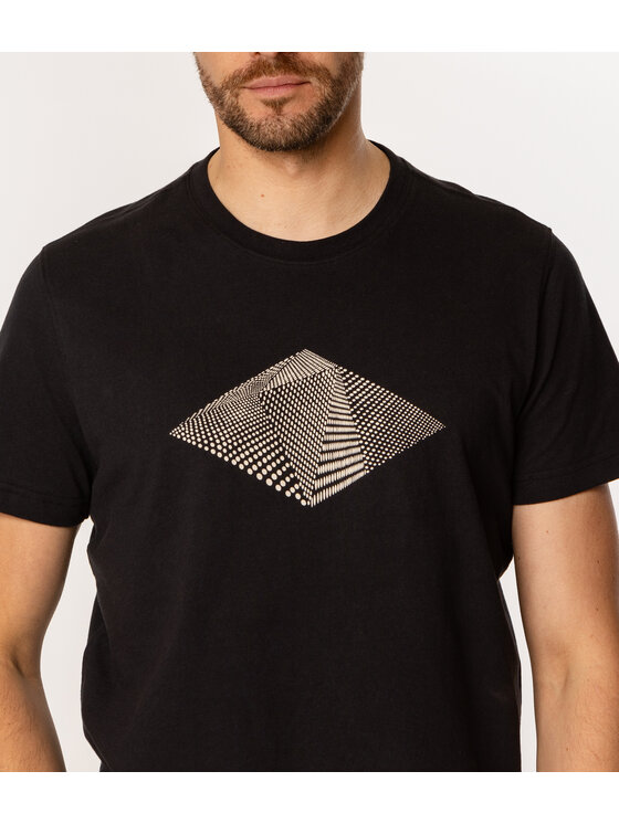 Lee Cooper Lee Cooper T-Shirt DIAMOND5 1160 Czarny Regular Fit