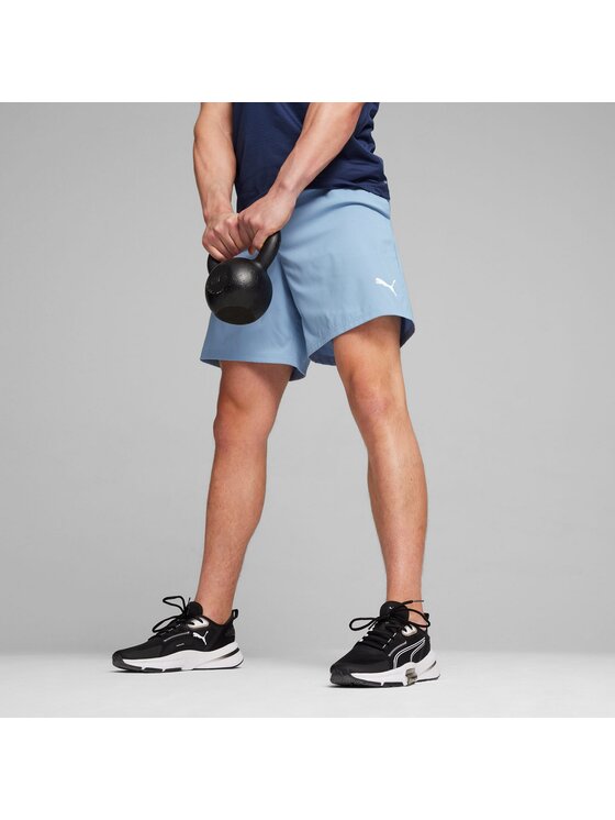 Puma Puma Szorty sportowe 520142 Niebieski Regular Fit
