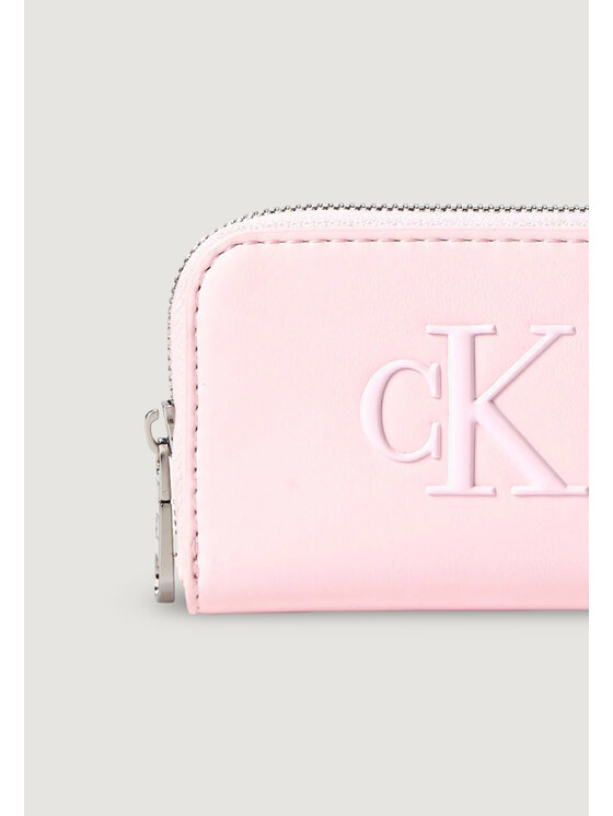 Calvin Klein Calvin Klein Portafoglio BOLD CK MEDIUM ZIP AROUND Rosa