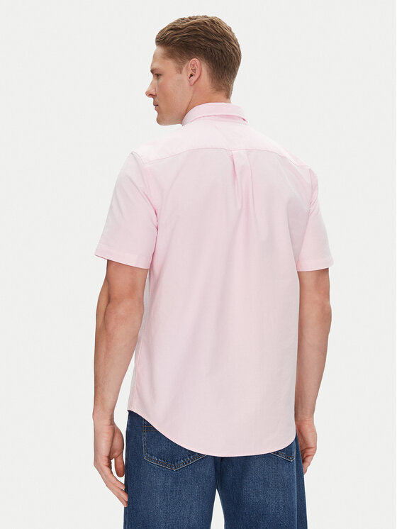 Tommy Hilfiger Tommy Hilfiger Πουκάμισο Heritage MW0MW36272 Ροζ Regular Fit