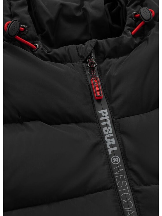 PITBULL PITBULL Kurtka zimowa męska z kapturem Airway V XL Czarny Regular Fit