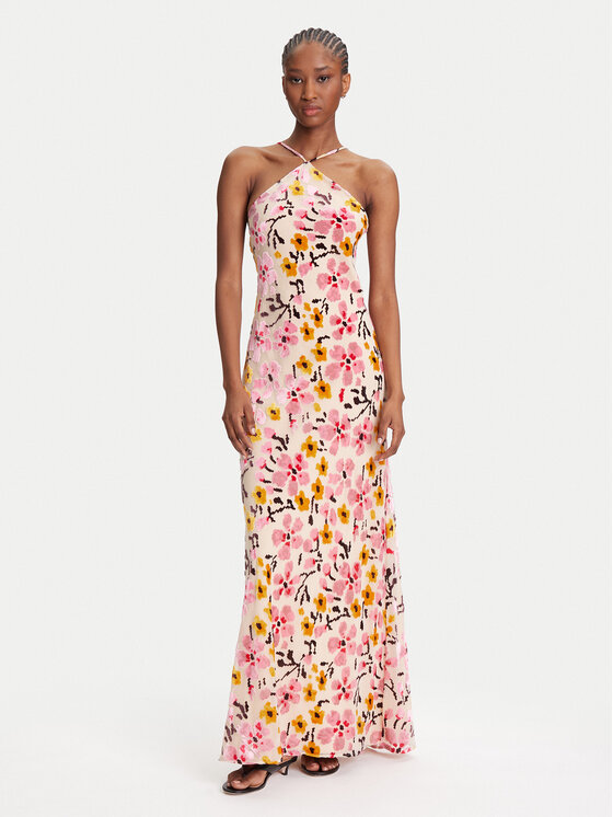 STAUD STAUD Nyári ruha Cubism R25S2272BR Színes Regular Fit