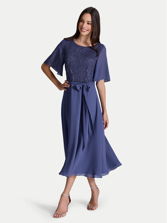 Swing Swing Kokteiļkleita 5AI02500 Zils Regular Fit