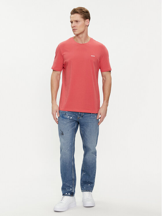 HUGO Hugo T-Shirt Dero222 50466158 Czerwony Regular Fit