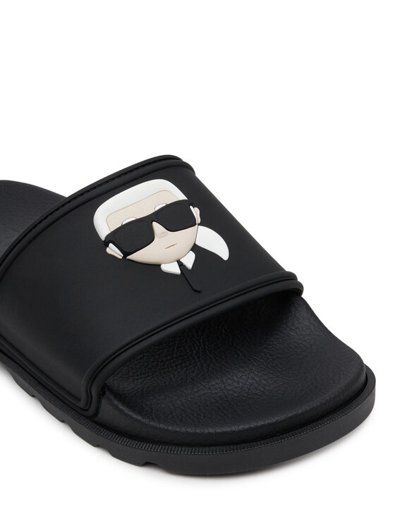 KARL LAGERFELD KARL LAGERFELD Παντόφλες Kondo Tred KL80970N Μαύρο