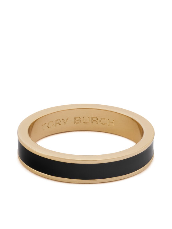 Tory Burch Tory Burch Prstan Enamel Ring Set 184445 Črna
