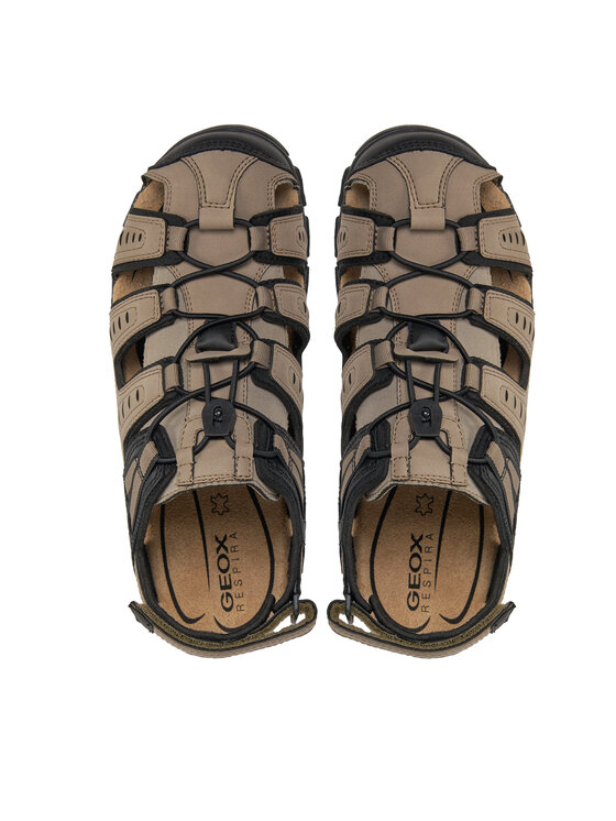 Geox Geox Sandály Uomo Sandal Strada U4524C 000EK C6738 Hnědá