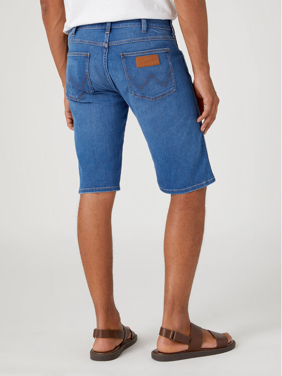 Wrangler Wrangler Дънкови шорти Colton W16CXPZ35 112330744 Син Regular Fit