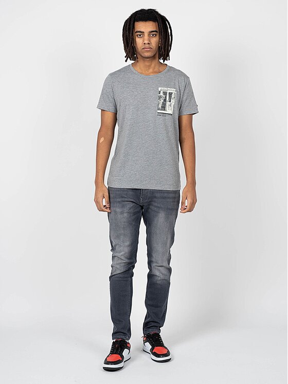 Pepe Jeans Pepe Jeans T-shirt PM508528 | Tide Grigio Regular Fit