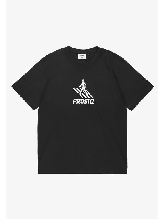 PROSTO. PROSTO. T-Shirt Crossing Czarny Regular Fit