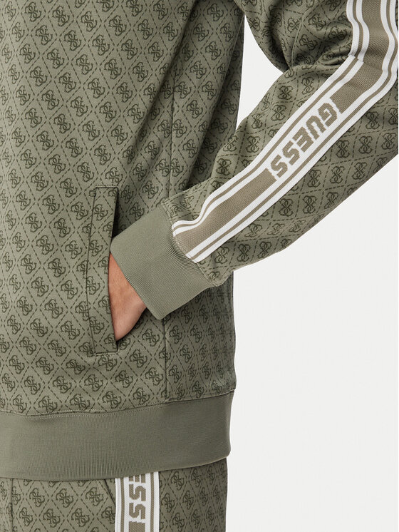 Guess Guess Світшот Z6YQ16 K4620 Хакі Regular Fit