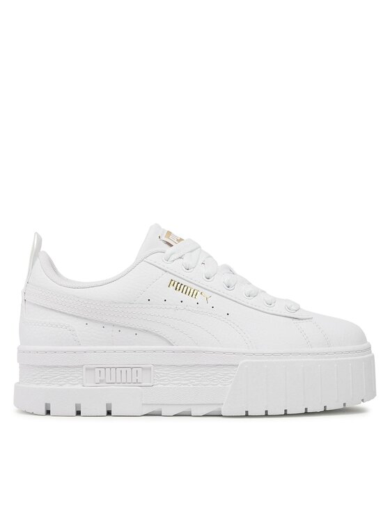 Puma Sneakersy Mayze Lth Jr 384527 Biela