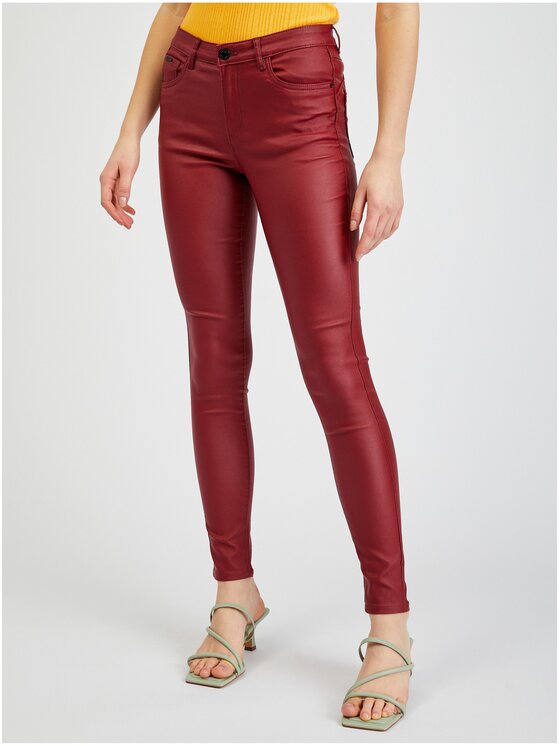 Spodnie damskie Orsay, Rozmiar 40, Bordowe, 319259395000//34