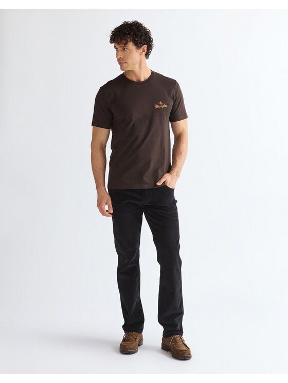 Wrangler Wrangler Jeansy GREENSBORO Czarny Straight Leg