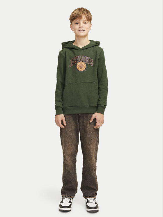 Jack&Jones Junior Jack&Jones Junior Μπλούζα Kam Varsity 12266761 Πράσινο Standard Fit