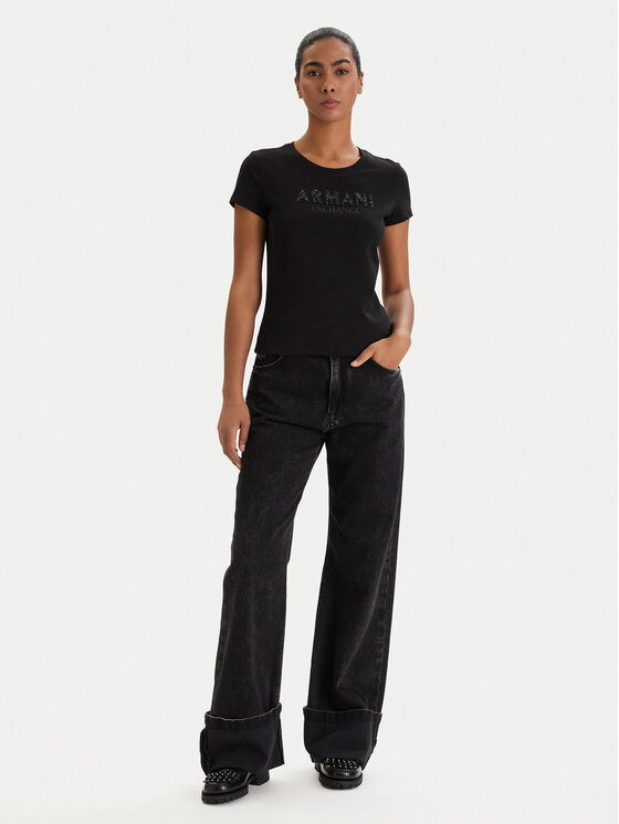 Armani Exchange Armani Exchange Футболка XW002106 AF10356 UC001 Чорний Slim Fit