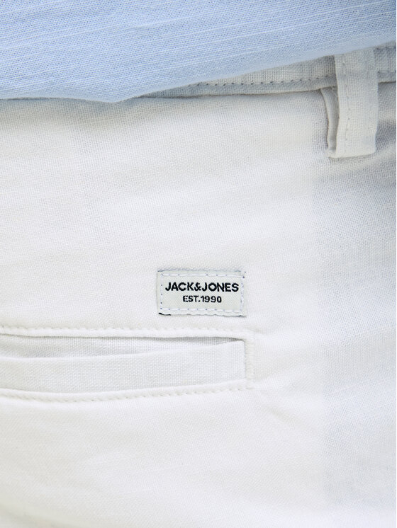 Jack&Jones Jack&Jones Hlače Kane 12274977 Bijela Relaxed Fit