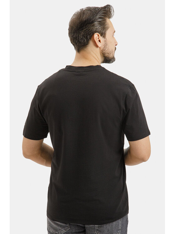 Cross Jeans Cross Jeans T-Shirt 16128-020 Czarny Regular Fit