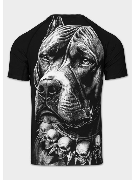 PITBULL PITBULL Koszulka techniczna BLACKY Czarny Regular Fit