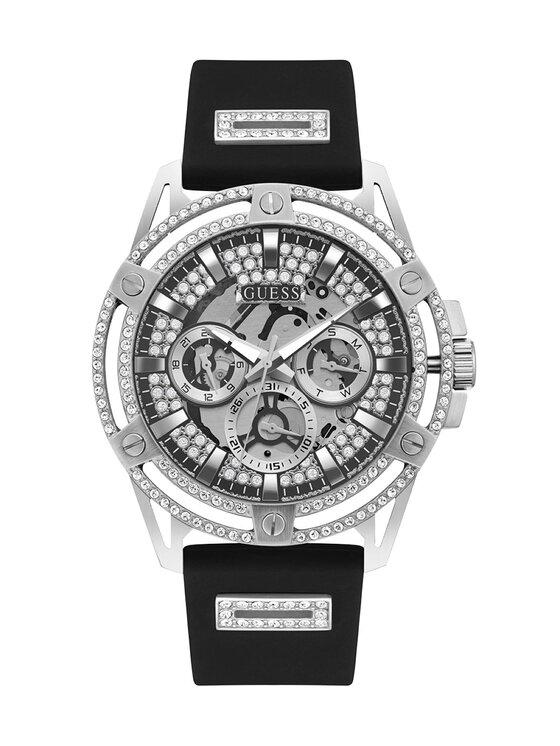 Guess Guess Hodinky GW0537G1 Stříbrná