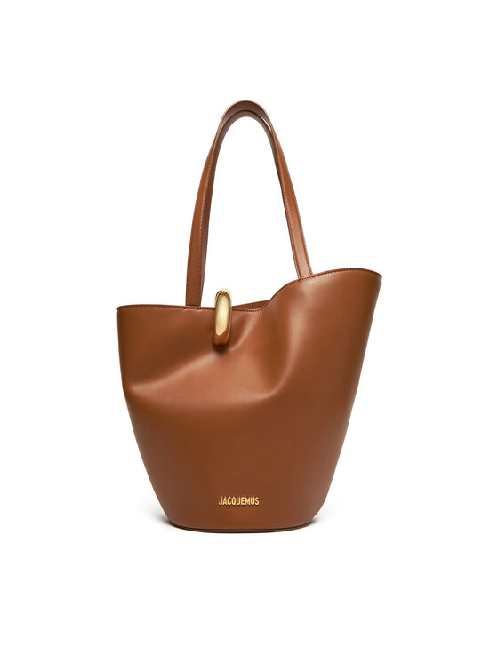 JACQUEMUS Kabelka La Bambola Moyen 251BA4123000 Hnedá