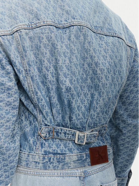 Calvin Klein Jeans Calvin Klein Jeans Jeansová bunda LV047C782G Modrá Oversize