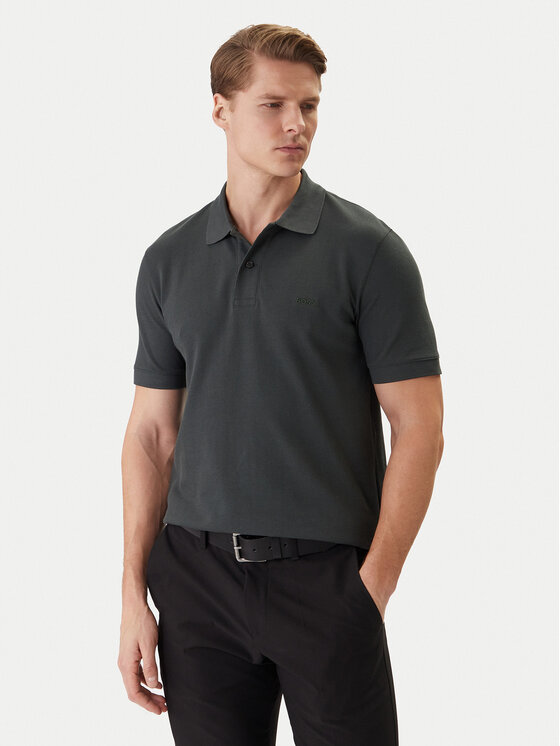 BOSS BOSS Polo marškinėliai Pallas 50553564 Žalia Regular Fit