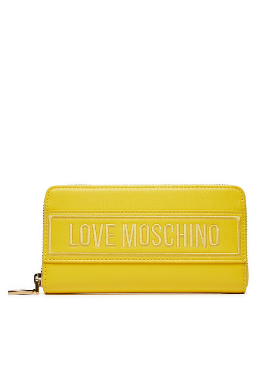 Zdjęcia - Portfel Moschino LOVE  Duży  Damski JC5640PP0IKG140A Żółty 